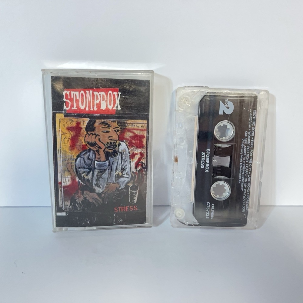 Stompbox Stress‎ Cassette Tape Columbia Records Sony Vintage 1994
